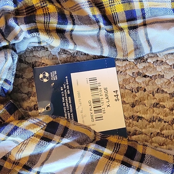 Arizona plaid shirt NWT - Picture 2 of 3